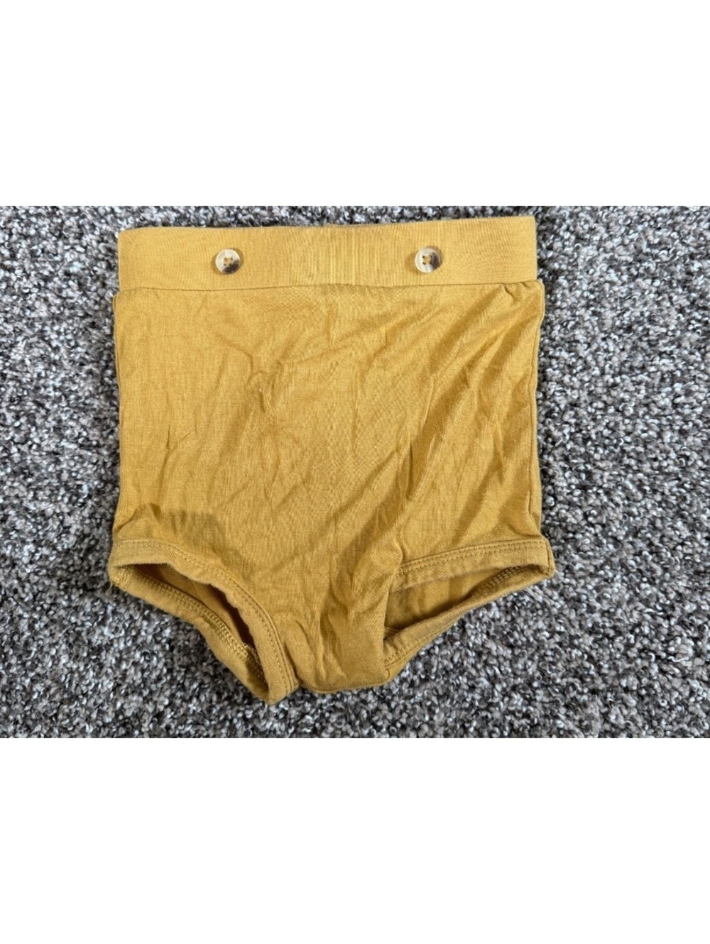 Kate Quinn mustard Bamboo bloomers 12 months